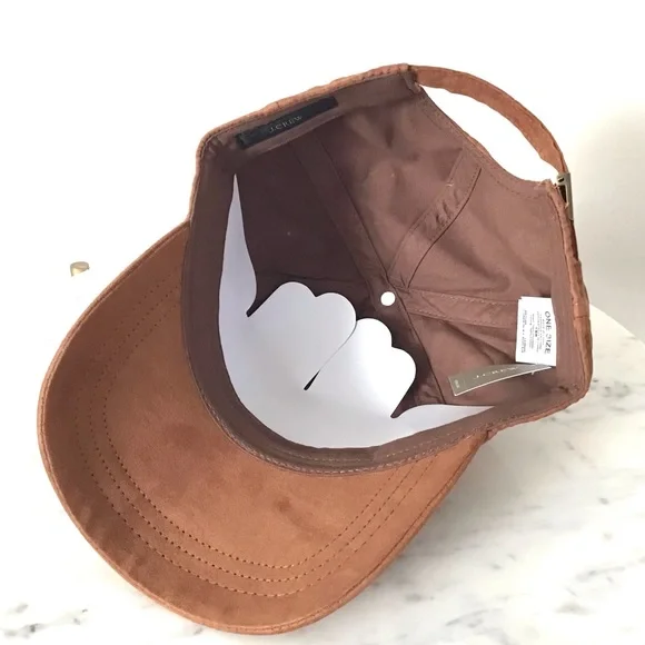 J. CREW Baseball Cap Hat In Light Cognac New With Tag - Picture 9 of 10